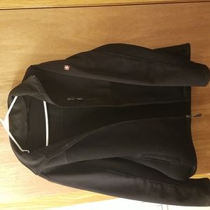 Swiss tech softshell jacket.